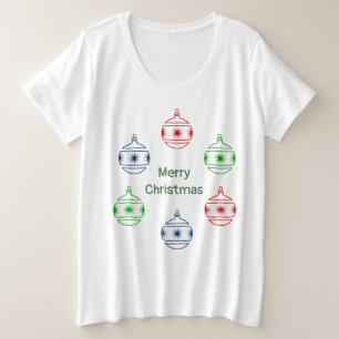 Tshirt - Cercle des décorations de Noël