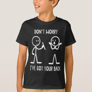 Tshirt Chemise Personnages Bâton Dos Nouveauté Sar