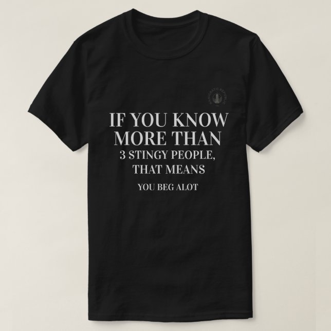 tshirt damicratique avare (Design devant)