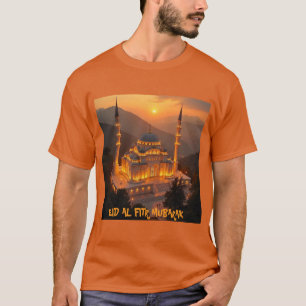 Tshirt D'Art D'Or Festif De L'Aïd Al Fitr Pour Hom