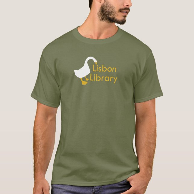 Tshirt de la bibliothèque du Maine de Lisbonne (Devant)