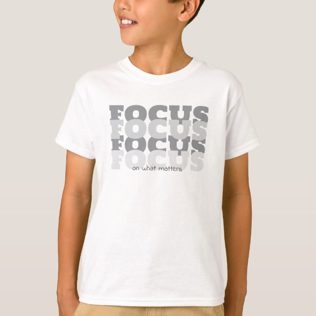 Tshirt de motivation pour enfants (Devant)