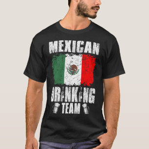 Tshirt de Noël de l'équipe de boisson mexicaine