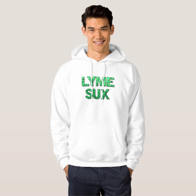 Tshirt de sensibilisation à Lyme Sux (Devant entier)