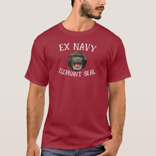 TShirt de soirée Ex Navy Elephant Seal Party HZ