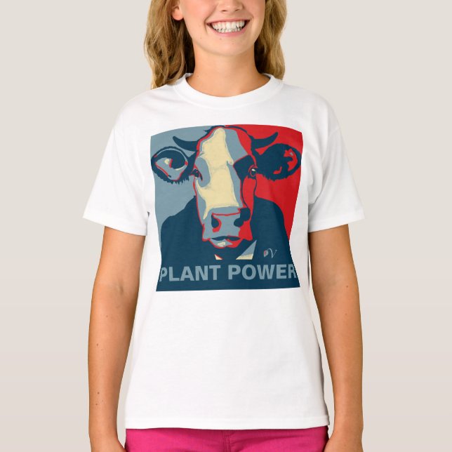 Tshirt de vaches d'art bleu blanc rouge personnali (Devant)