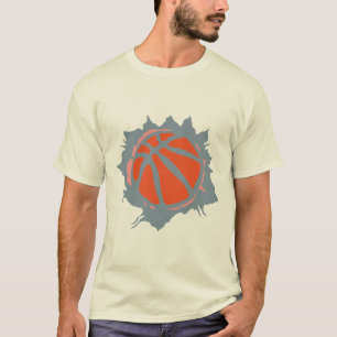 tshirt dechire basketball ballon 1