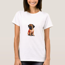 Tshirt Design Chien mignon