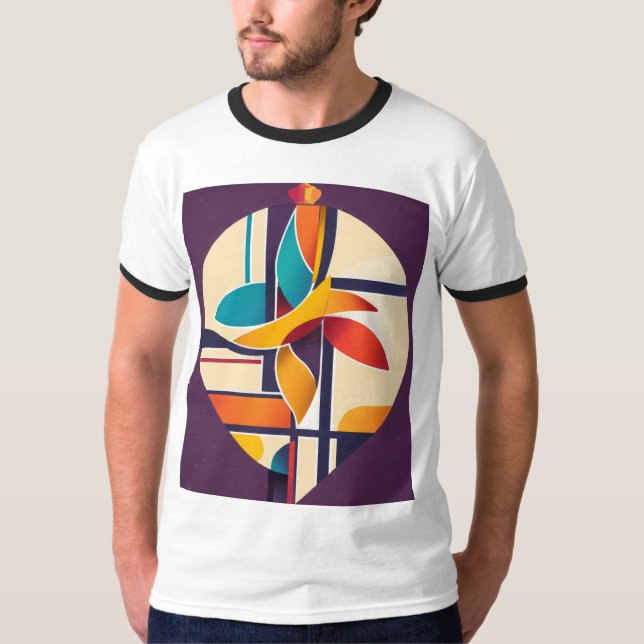 Tshirt design d'art élégant (Devant)