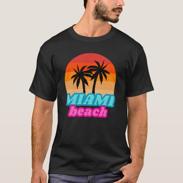 Tshirt d'été - Miami beach! (Devant)