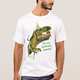 Tshirt Dinosaur Anniversaire Mois