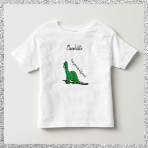 Tshirt Dinosaure Vert mignon