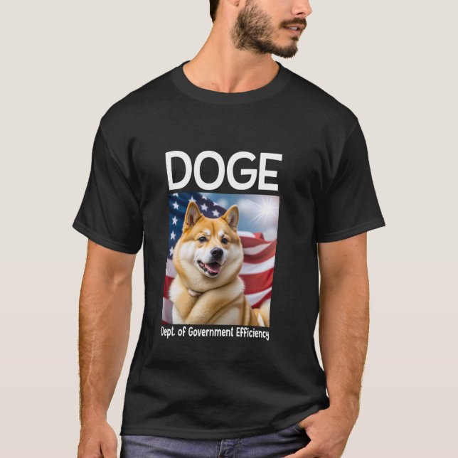 Tshirt Doge D.O.G.E. Département Gouvernement Effi (Devant)