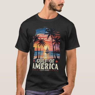 Tshirt du drapeau américain du Golfe d'Amérique 20