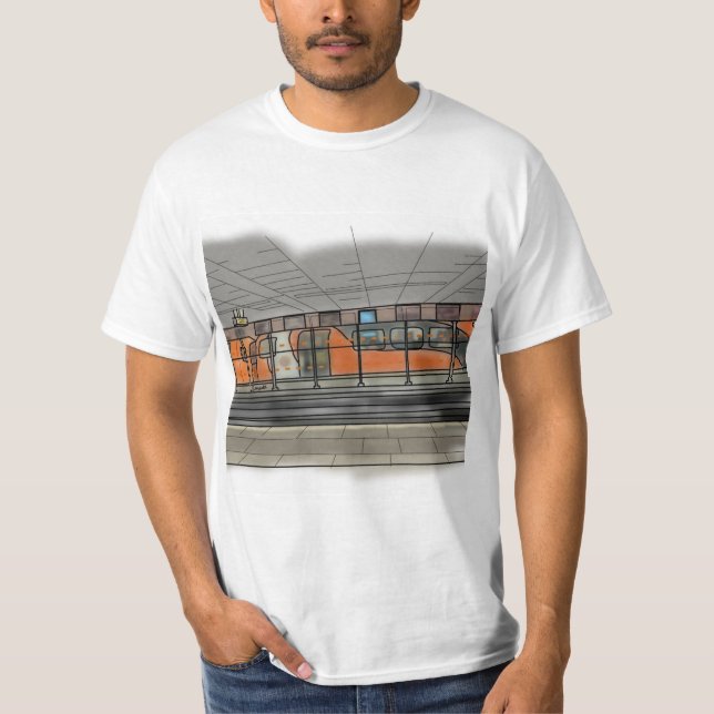 Tshirt du métro Glasgow (Devant)