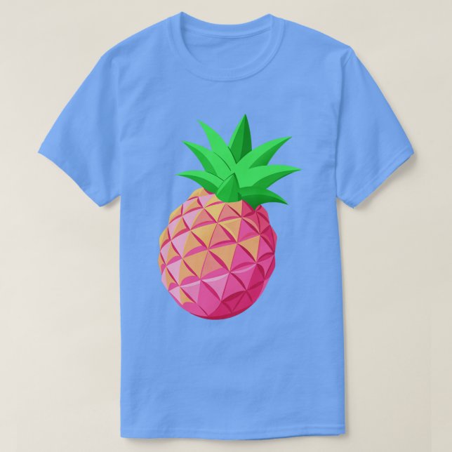 TShirt en ananas rose (Design devant)