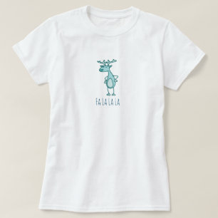 TShirt Fa La La Reindeer Basique