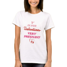 Tshirt faire-part de grossesse Valentines
