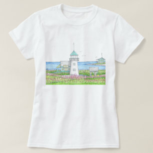 Tshirt Femme Phare Blanc