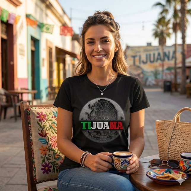 Tshirt Femme Tijuana Mexique (Womens Tijuana Mexico Tshirt)
