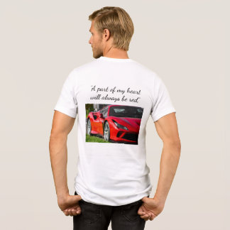 Tshirt Ferrari personnalisé demi-manches