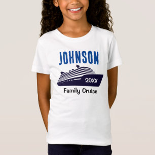 Tshirt Fille Enfant Personnalisé Bateau de Croisiè