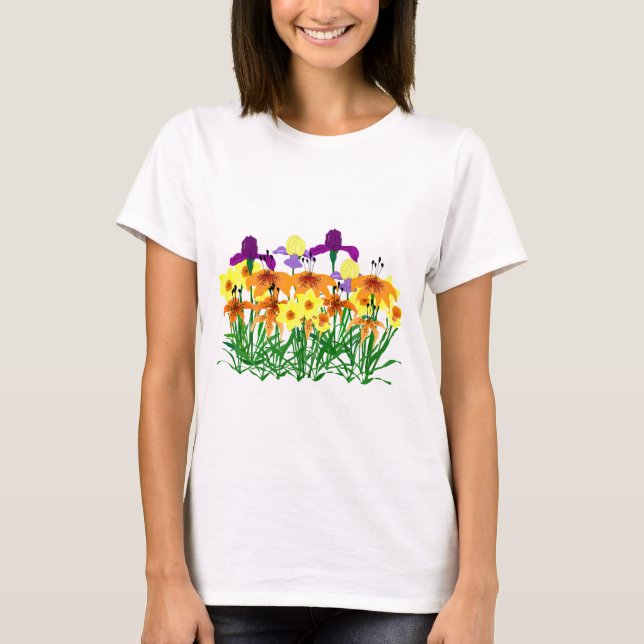 Tshirt Fleurs du jardin (Devant)