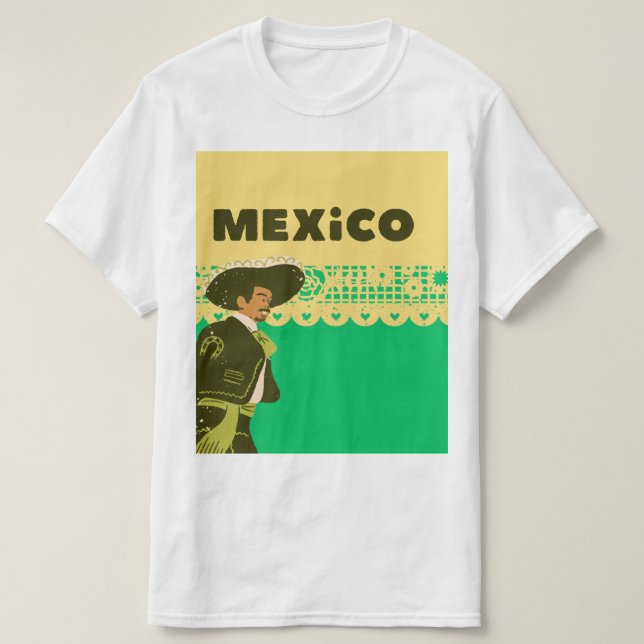 Tshirt for men mexico (Design devant)