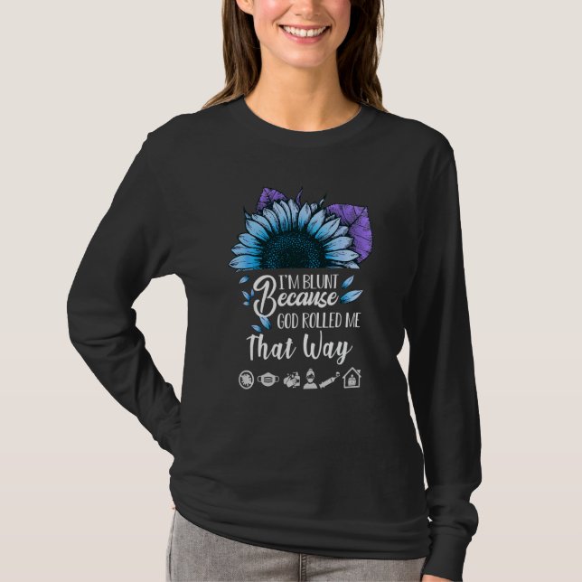 Tshirt Funny Pour Femmes Plus Taille Tournesol Gra (Devant)