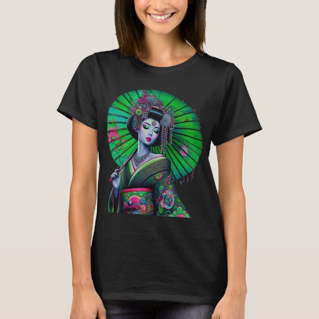 Tshirt Geisha pour femmes  (Devant)
