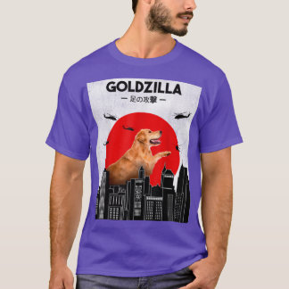 Tshirt Golden Retriever, Funky Golden Retriever