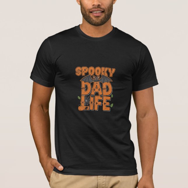 Tshirt Halloween éffrayant pour les papas (Devant)