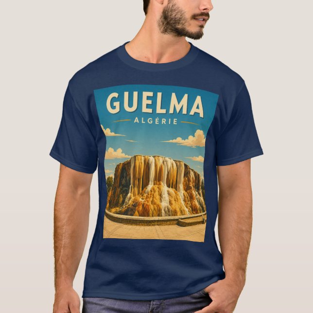 Tshirt Hammam Meskhoutine - Guelma (Algérie) (Devant)
