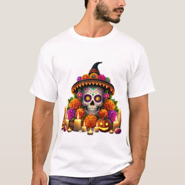 Tshirt homme soirée Halloween  (Devant)