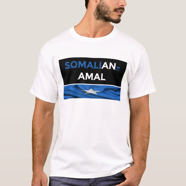 Tshirt homme somalien-amal (Devant)