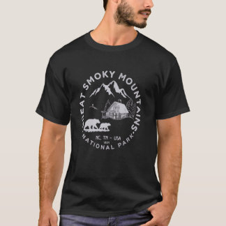Tshirt Hommes Femmes Parc National Great Smoky Mou