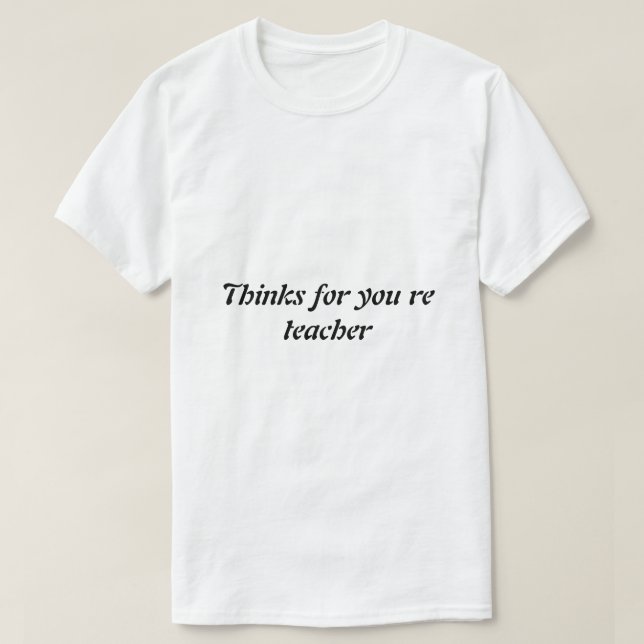 Tshirt hommes pour enseignant (Design devant)