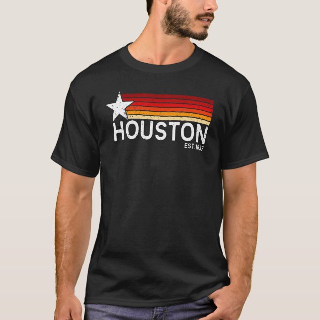Tshirt Houston, Houston Pride Tee, Houston Texas (Devant)