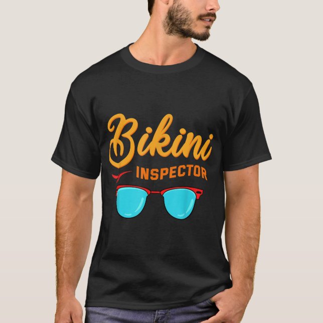 Tshirt Inspecteur Bikini amusant (Devant)