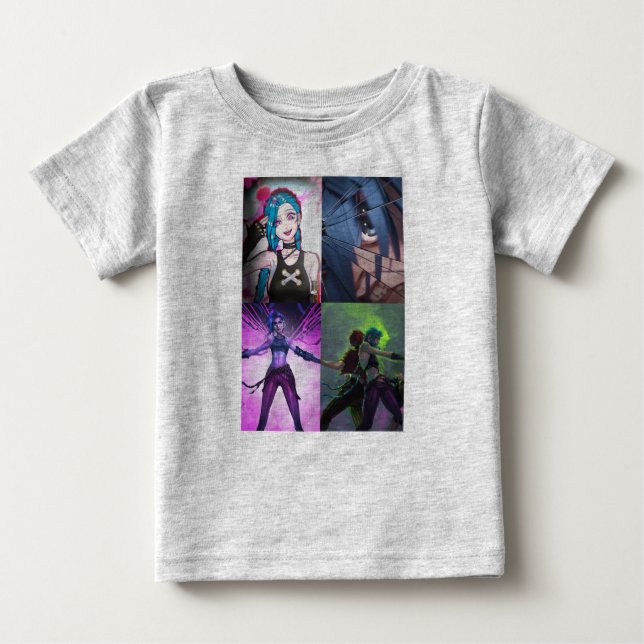 Tshirt Jinx Arcane Boys (Devant)