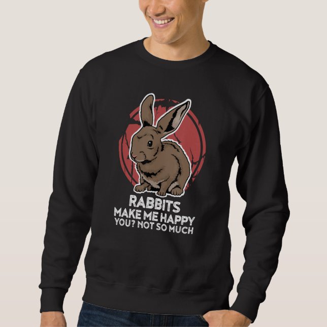 Tshirt lapin drôle pour un amoureux lapin (Devant)