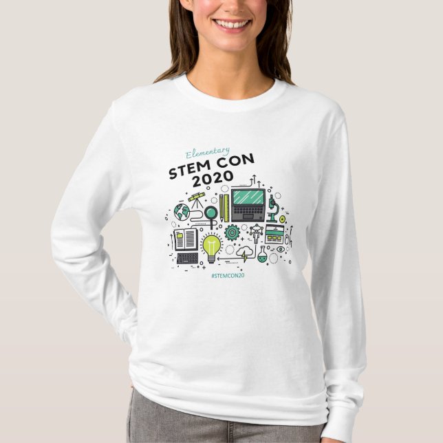 Tshirt long à manches STEM CON 2020 (Devant)
