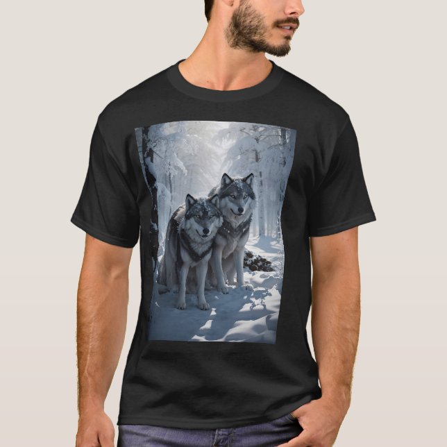 tshirt loup (Devant)