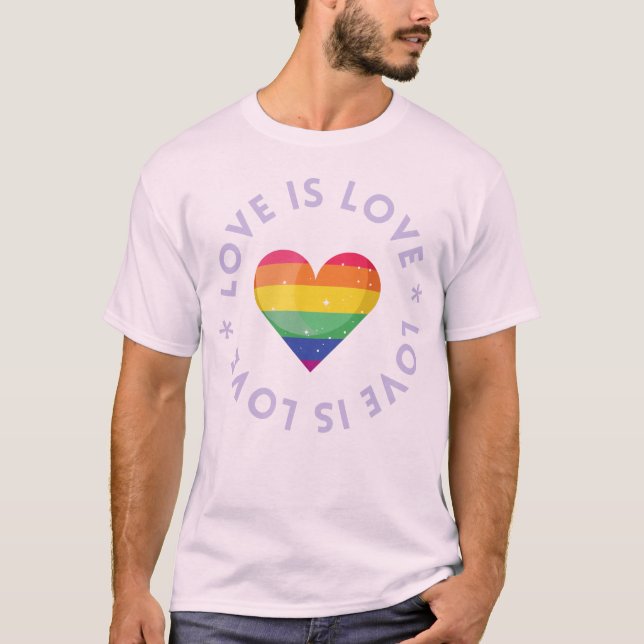 tshirt love is love (Devant)