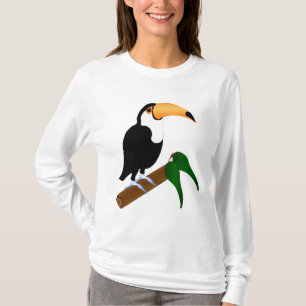 Tshirt manches longues pour femmes Toucan