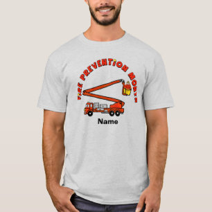 Tshirt Mois de prévention des incendies avec camio