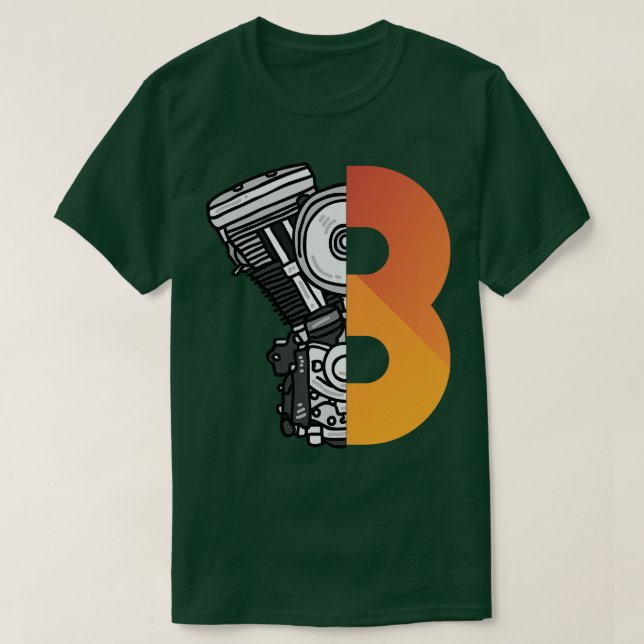 TShirt moteur V8 (Design devant)