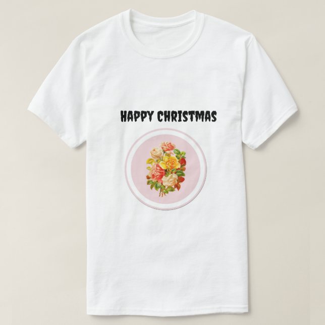 Tshirt Noël heureux (Design devant)