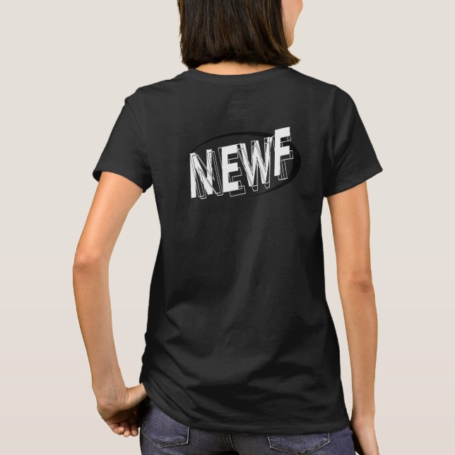 Tshirt Notta Bear logo NEWF B&W (Dos)