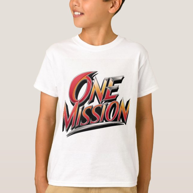 Tshirt - "One mission" (Devant)